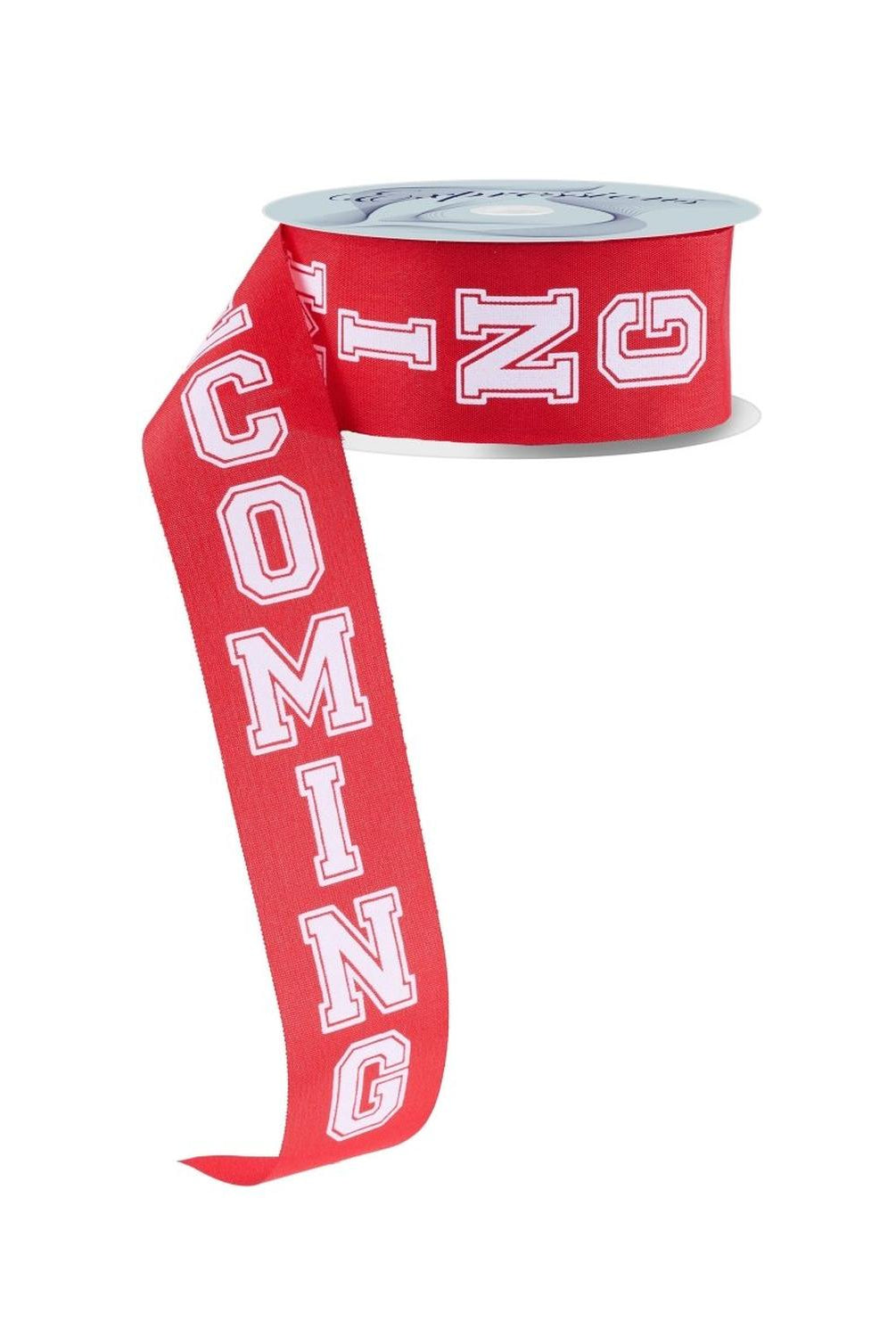 1.5" Homecoming Ribbon: Red/White (100 Feet)