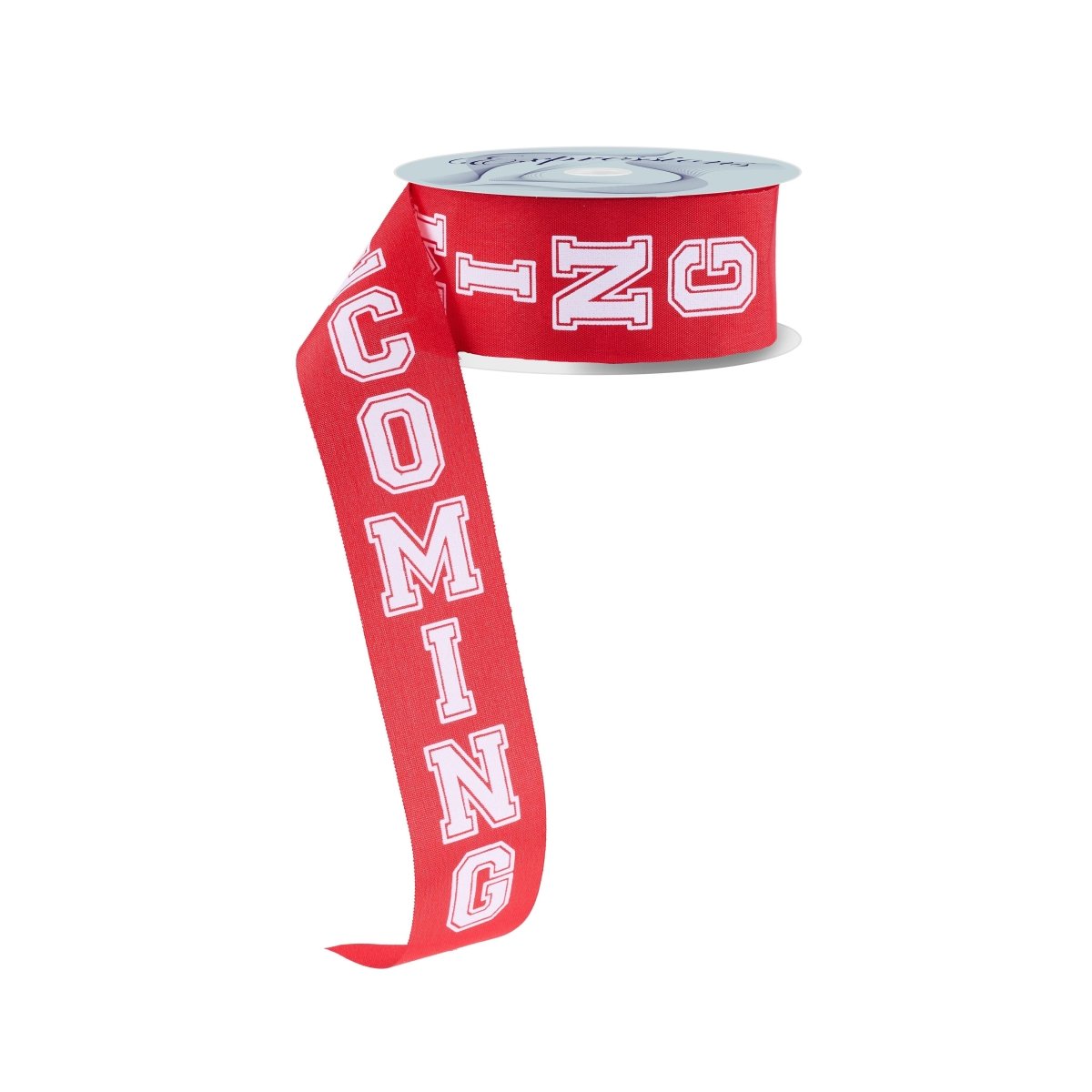 Shop For 1.5" Homecoming Ribbon: Red/White (100 Feet)