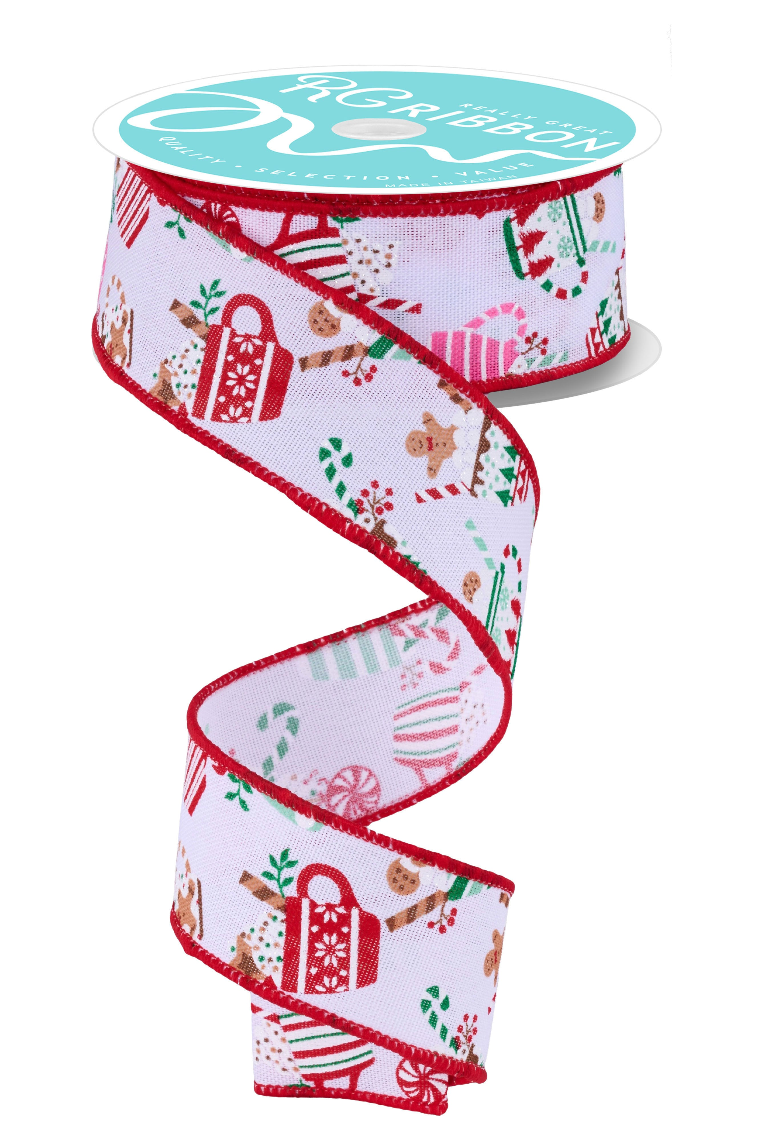 Shop For 1.5" Hot Cocoa Mugs Ribbon: White (10 Yards)