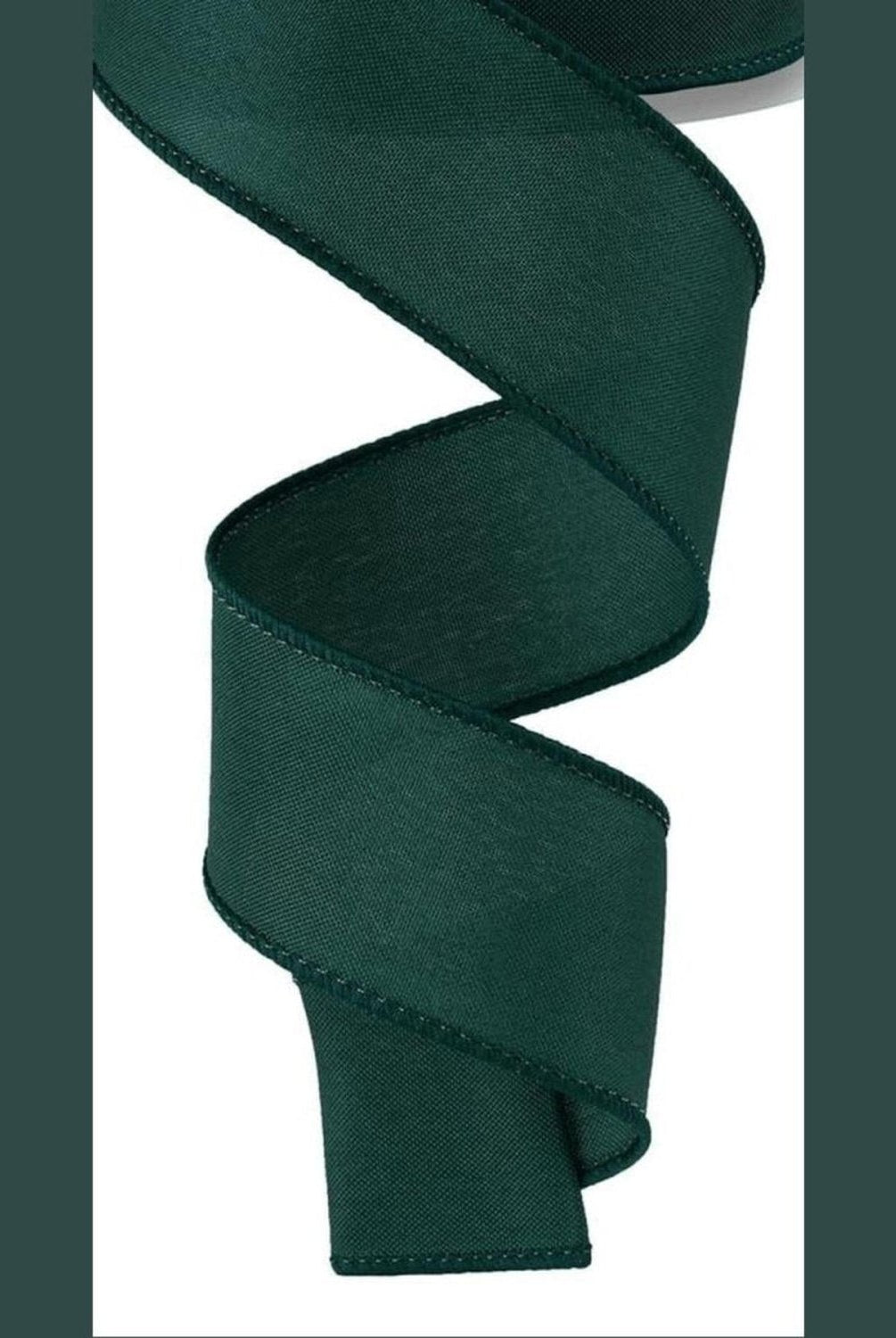 Shop For 1.5 in Solid PG Fabric Ribbon: Hunter Green (10 Yards)