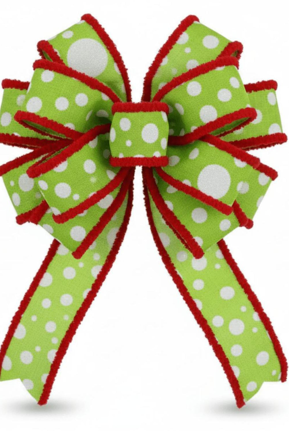 Shop For 1.5" Irregular Dots Drift Ribbon: Lime (10 Yards)