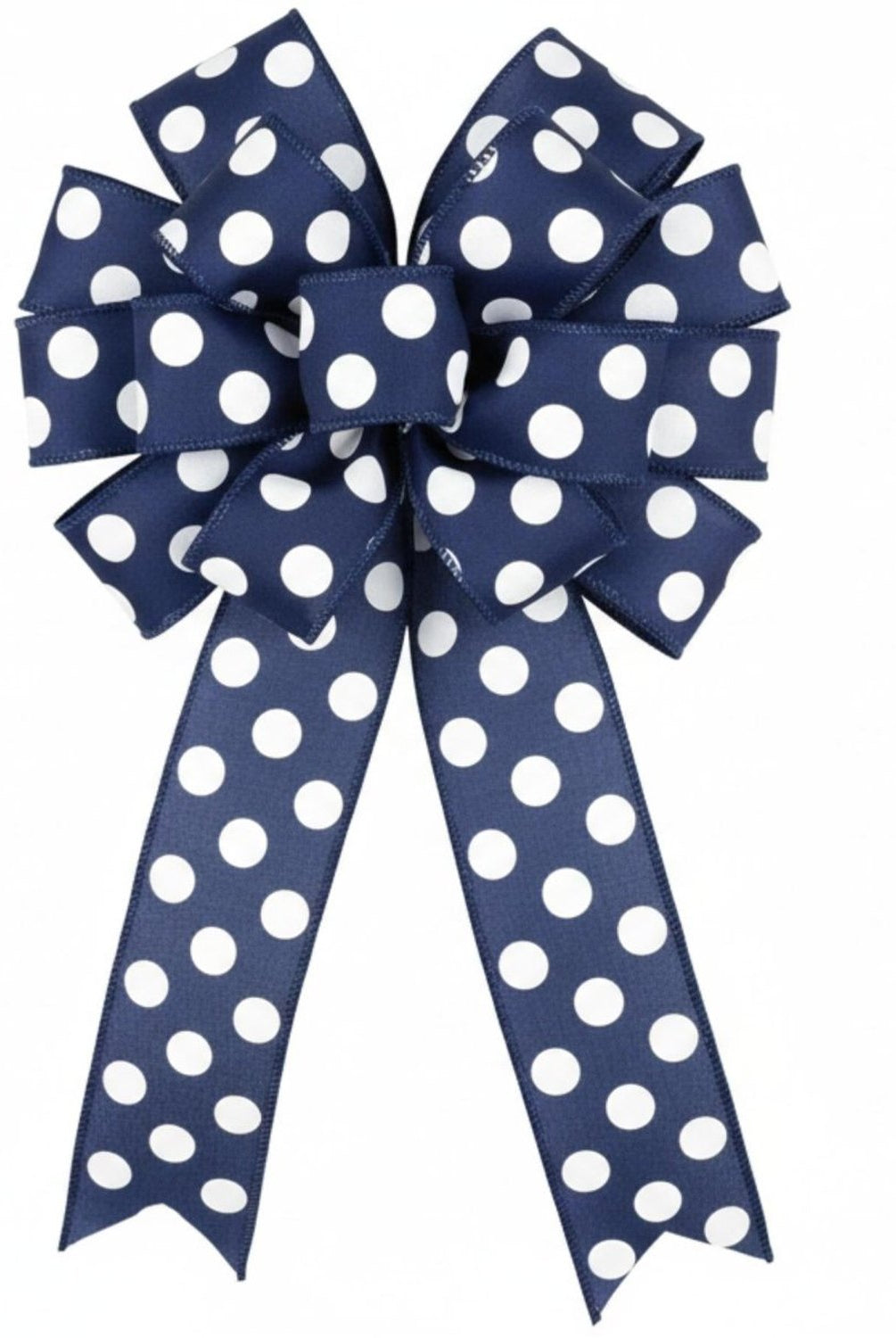 Shop For 1.5" Large Polka Dot Ribbon: Navy Blue (10 Yards)