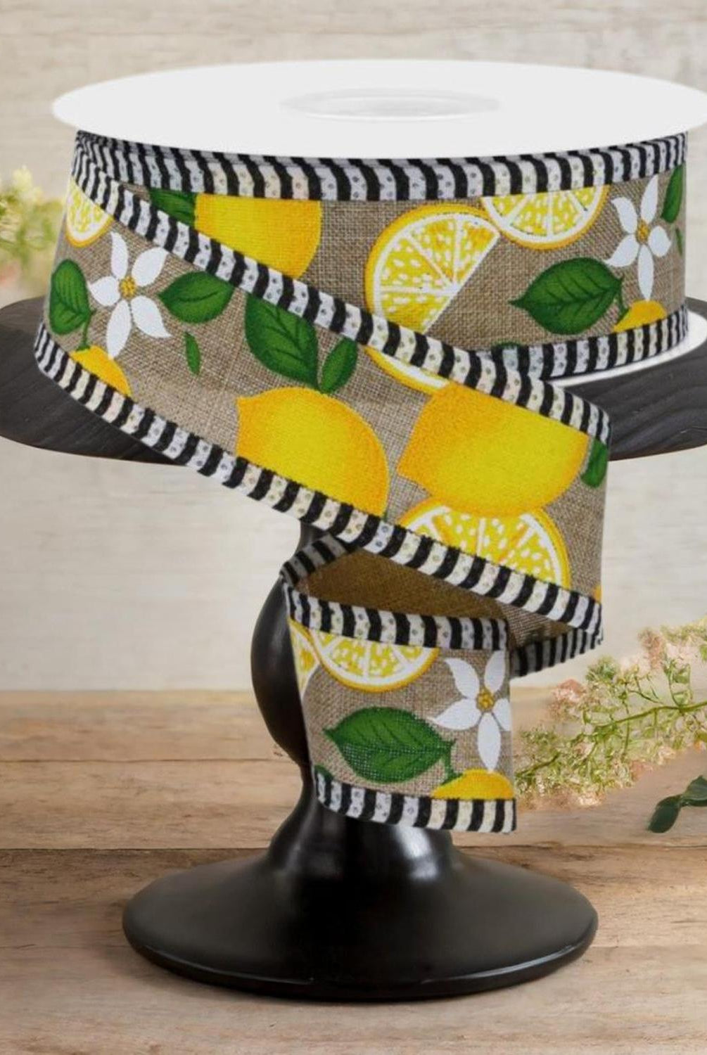 Shop For 1.5" Lemon Thin Stripes Ribbon: Lt Beige (10 Yards)