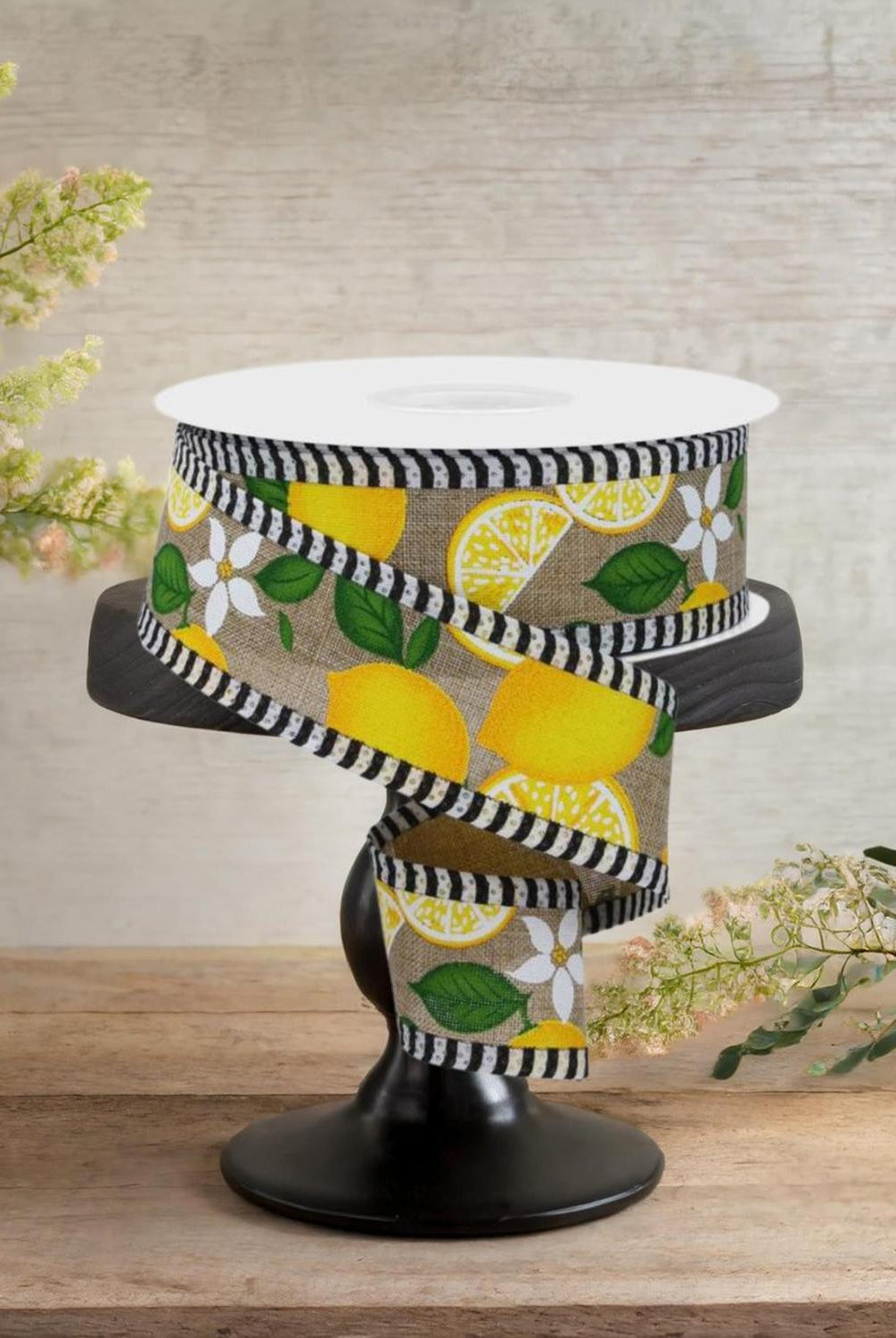 Shop For 1.5" Lemon Thin Stripes Ribbon: Lt Beige (10 Yards)