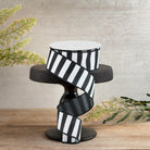Shop For 1.5" Medium Horizontal Stripe Ribbon: Black & White (10 Yards)