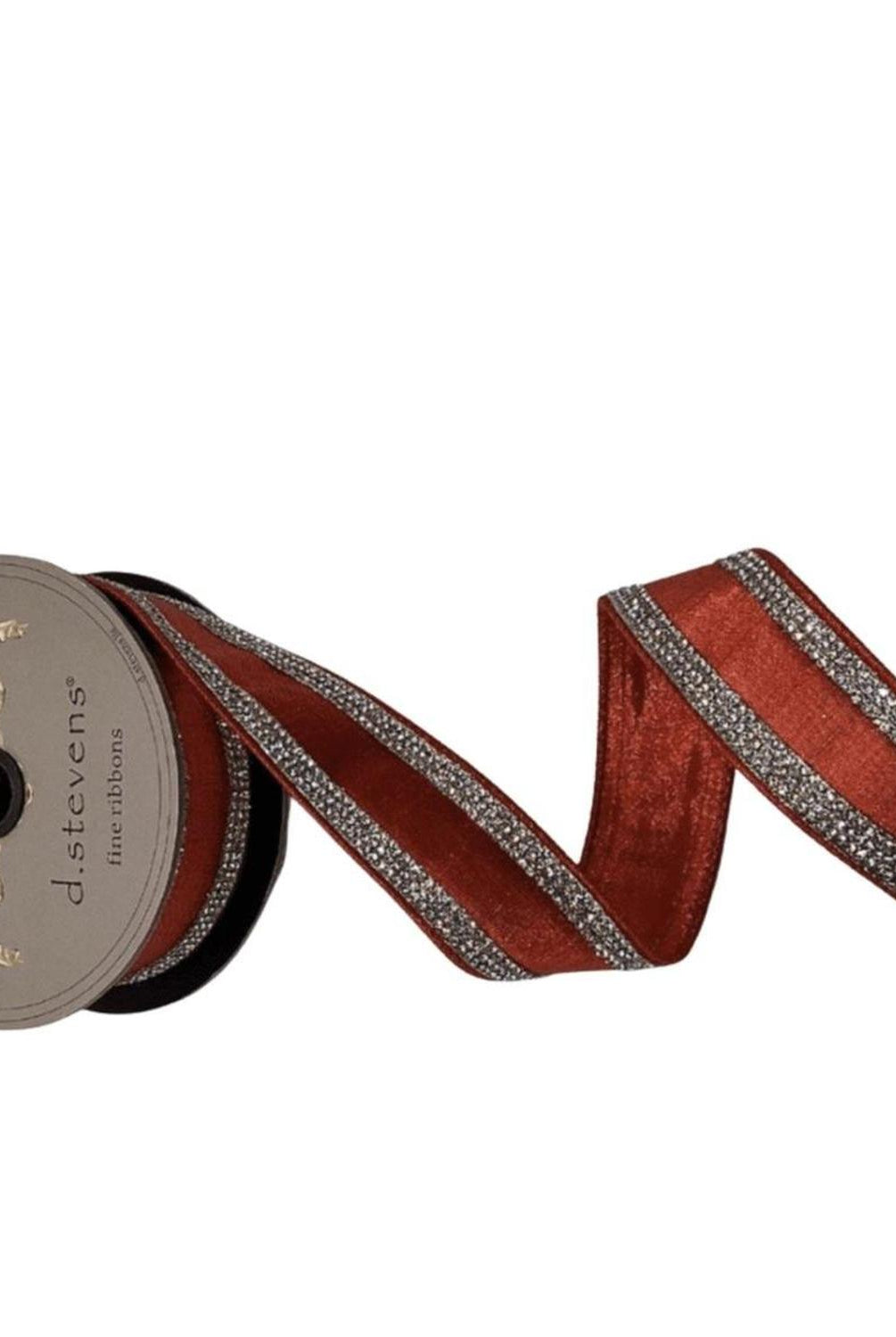 Shop For 1.5" Metallic Dupion Jewel Stripe Ribbon: Red (5 Yards)