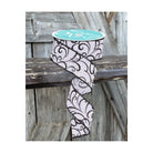 Shop For 1.5" Multi Swirls Glitter Ribbon: White/Black (10 Yard) at Michelle's aDOORable Creations