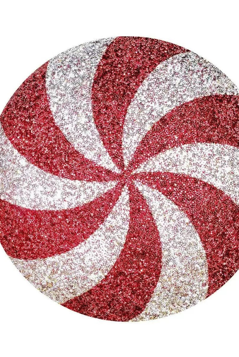 Shop For 15' Peppermint Shaped Pillow: Red