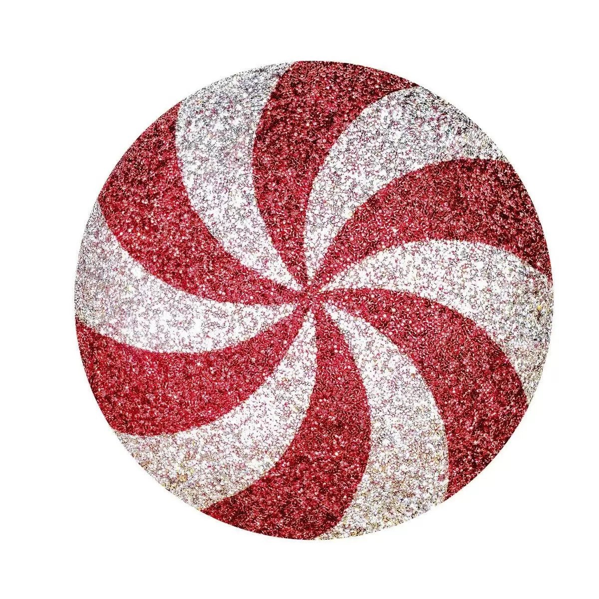 Shop For 15' Peppermint Shaped Pillow: Red