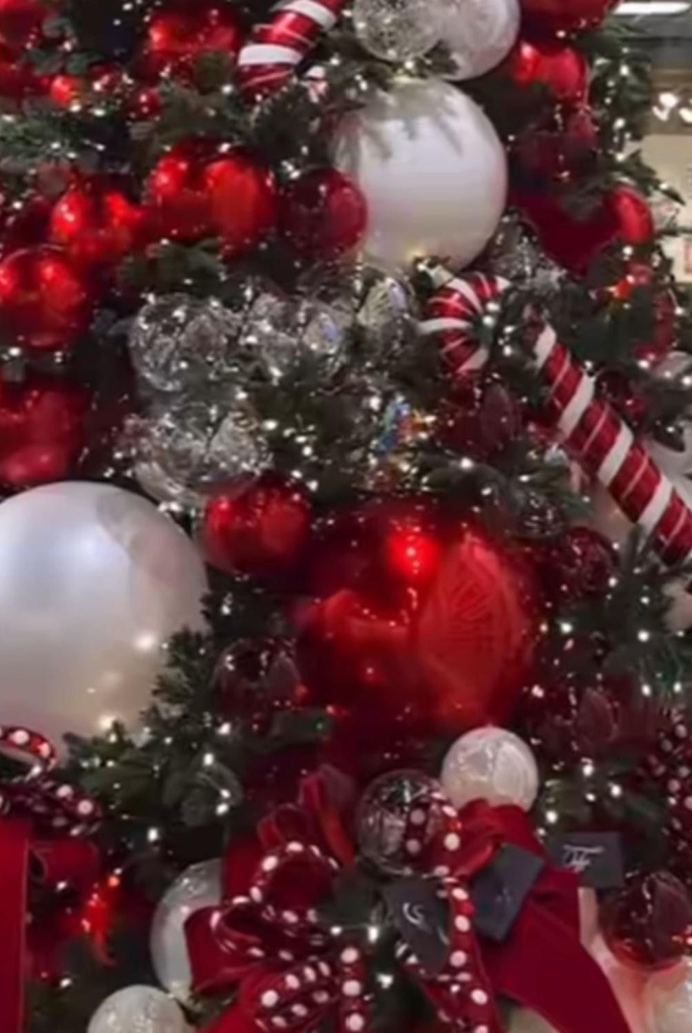 15" Red Candy Apple Ball Ornament