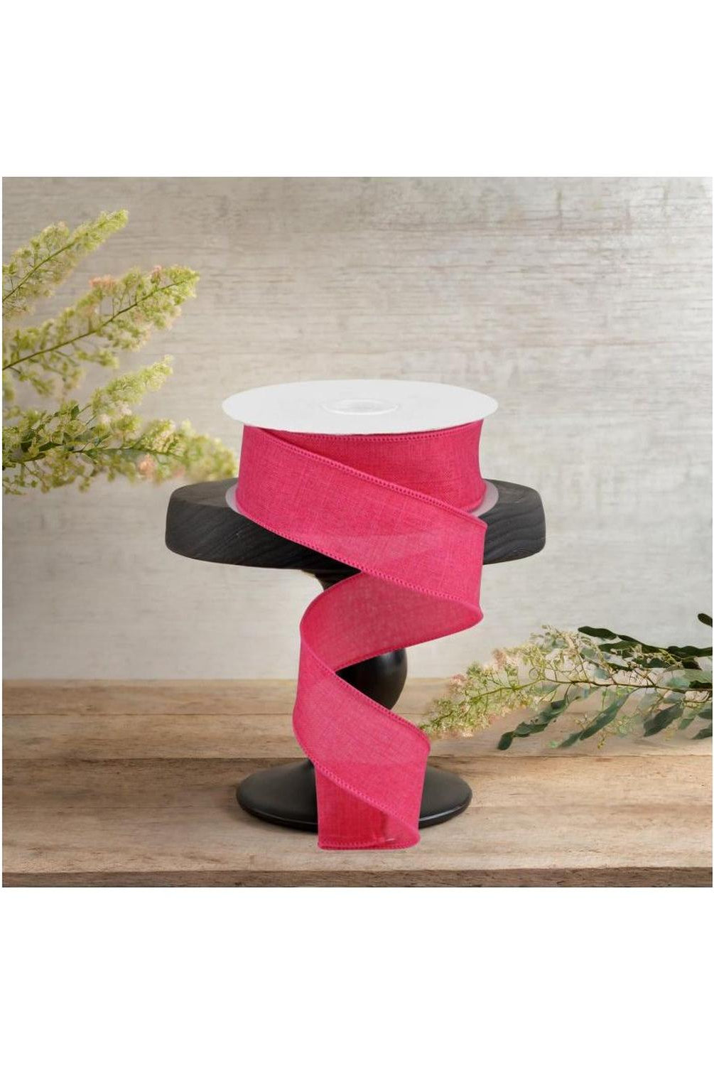 1.5" Royal Burlap Ribbon: Hot Pink (10 Yards)