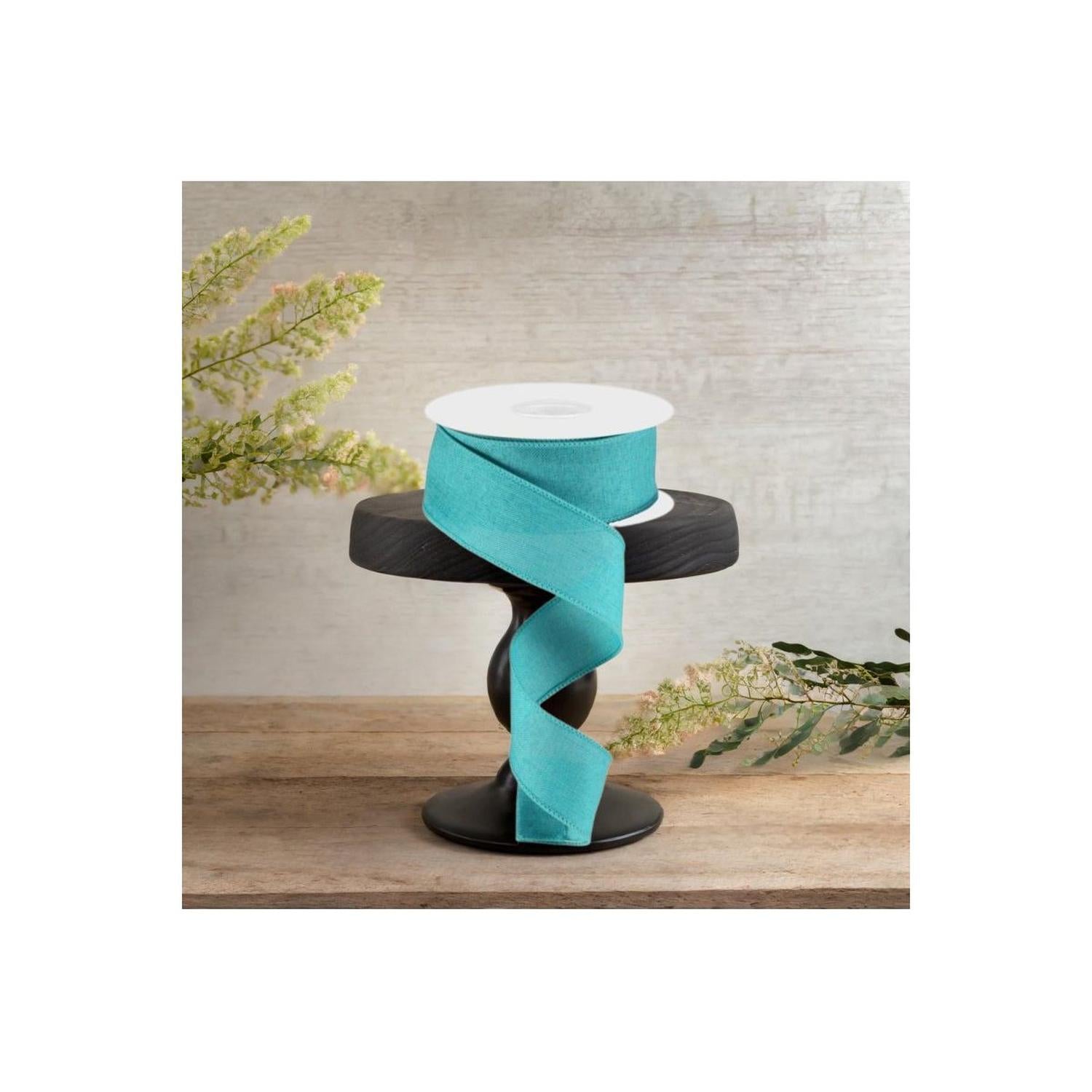 Shop For 1.5" Royal Burlap Ribbon: Light Teal (10 Yards)