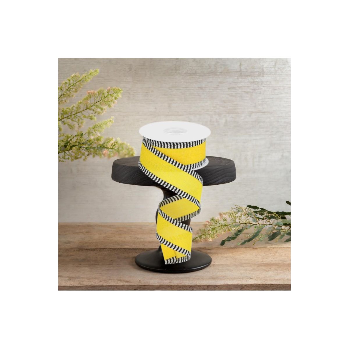 Shop For 1.5" Royal Burlap Thin Stripe Ribbon: Sun Yellow (10 Yards)