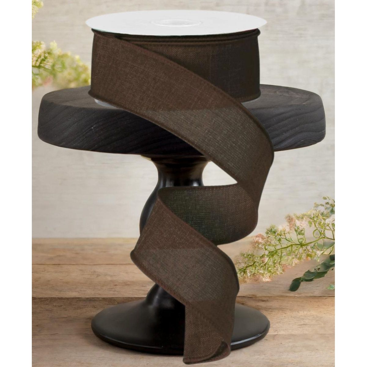 Shop For 1.5" Royal Canvas Ribbon: Brown (10 Yards)