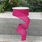 Shop For 1.5" Royal Canvas Ribbon: Fuchsia Pink (10 Yards) at Michelle's aDOORable Creations