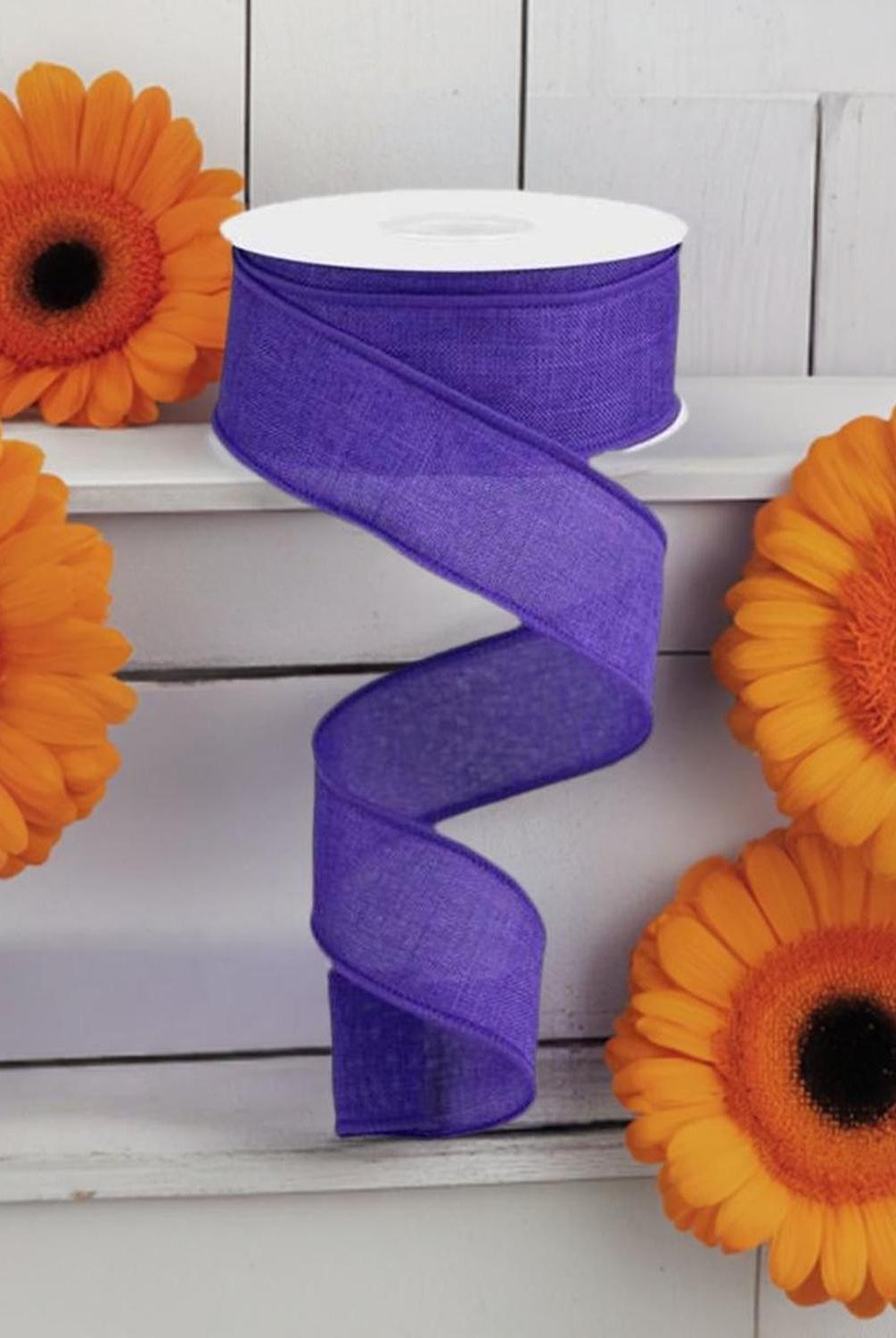 Shop For 1.5" Royal Canvas Ribbon: New Purple (10 Yards) at Michelle's aDOORable Creations