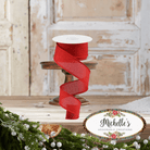 Shop For 1.5" Royal Canvas Ribbon: Red (10 Yards)