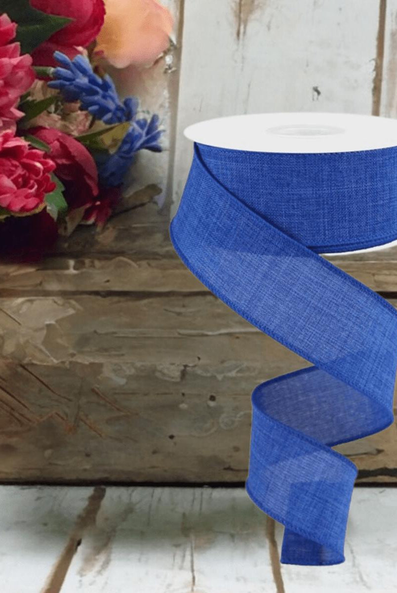 Shop For 1.5" Royal Canvas Ribbon: Royal Blue (10 Yards)