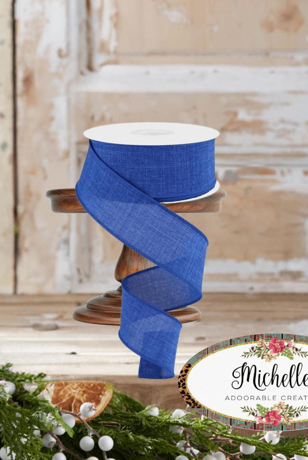 Shop For 1.5" Royal Canvas Ribbon: Royal Blue (10 Yards)