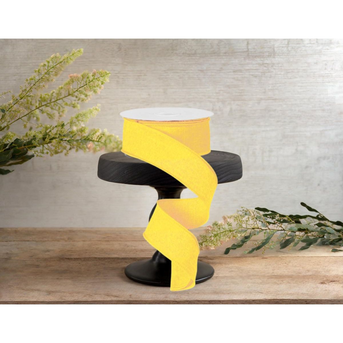 Shop For 1.5" Royal Canvas Ribbon: Yellow (10 Yards) at Michelle's aDOORable Creations