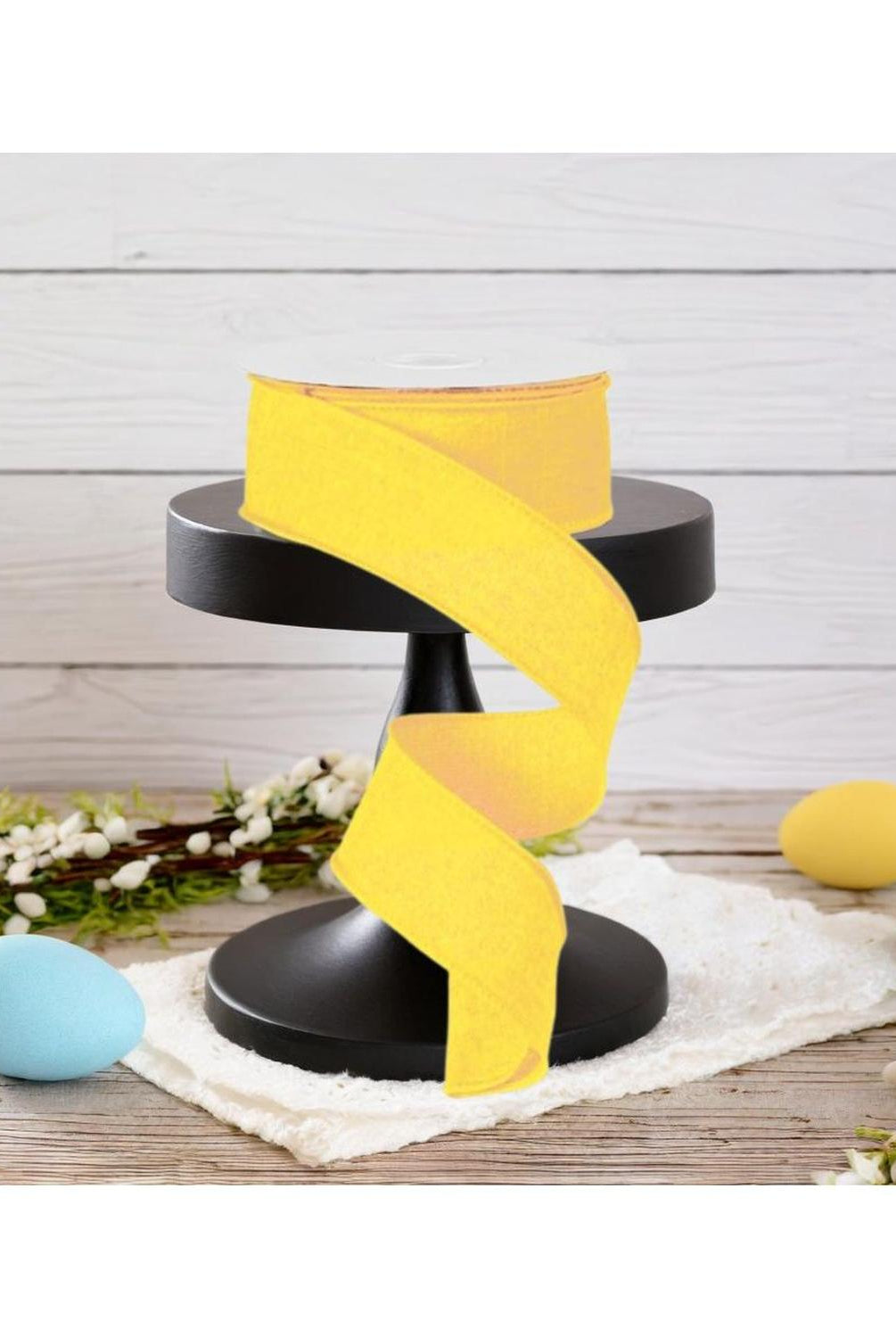 Shop For 1.5" Royal Canvas Ribbon: Yellow (10 Yards) at Michelle's aDOORable Creations