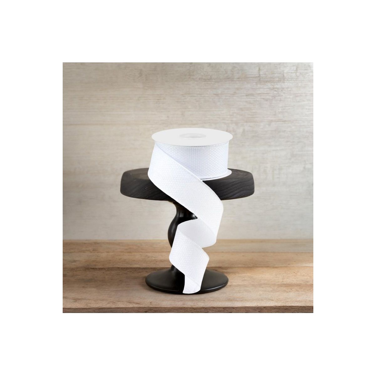 Shop For 1.5" Royal Faux Burlap Ribbon: White (10 Yards)