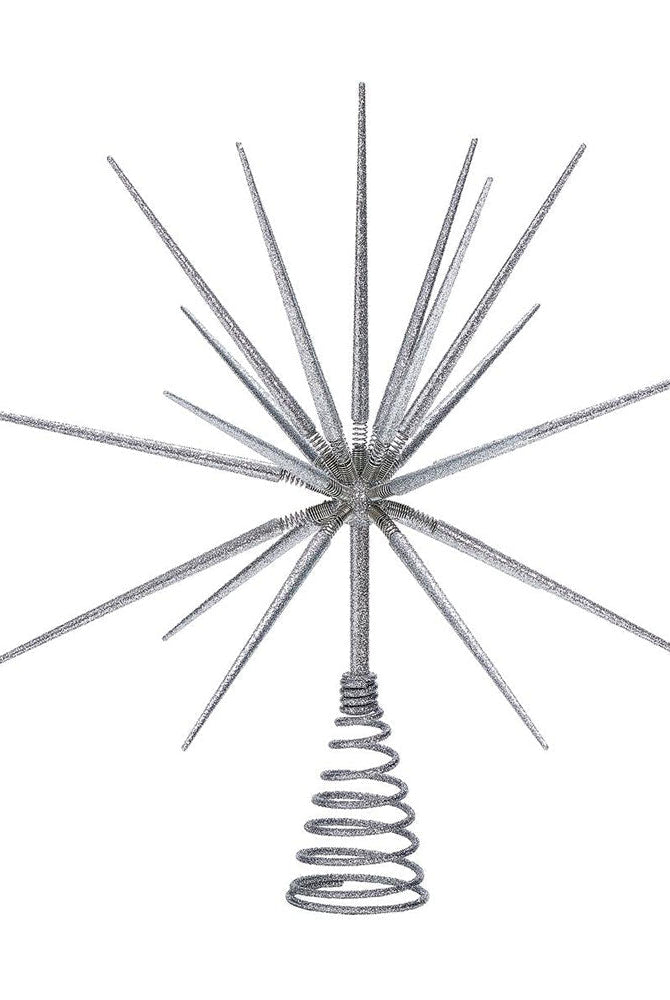 Shop For 15" Silver Atomic Burst Tree Topper
