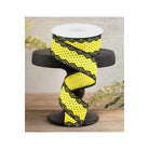 Shop For 1.5" Swiss Dots Lace Edge Ribbon: Yellow (10 Yards)