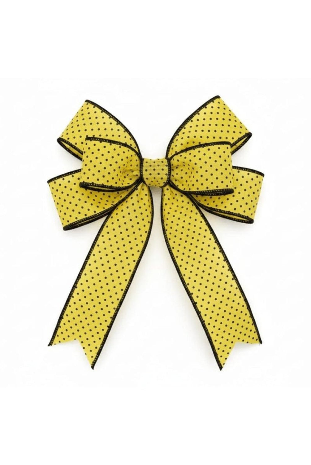 Shop For 1.5" Swiss Dots Ribbon: Yellow & Black (10 Yards)