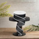 Shop For 1.5" Thin Stripe Edge Royal Ribbon: Black (10 Yards)