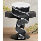 Shop For 1.5" Thin Stripe Edge Royal Ribbon: Black (10 Yards)