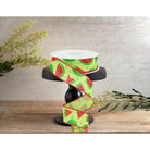 Shop For 1.5" Watermelon Slices Canvas Ribbon: Bright Green (10 Yards) at Michelle's aDOORable Creations