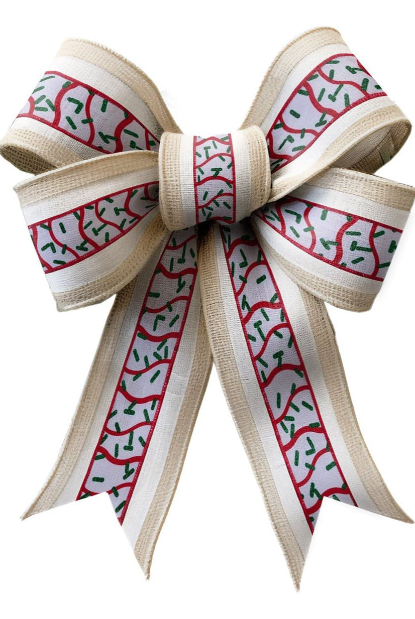 Shop For 1.5" Wavy Stripe Glitter Sprinkle Ribbon: White (10 Yards)