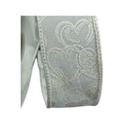 Shop For 1.5" White Glitter Lisa Hearts: White (10 Yards)