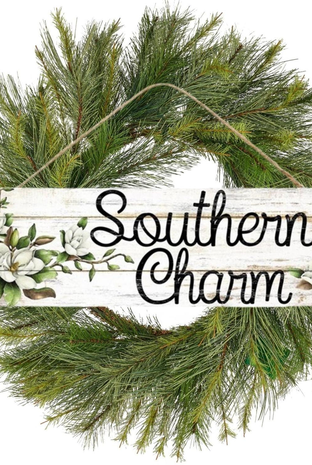 15" Wood Sign: Southern Charm