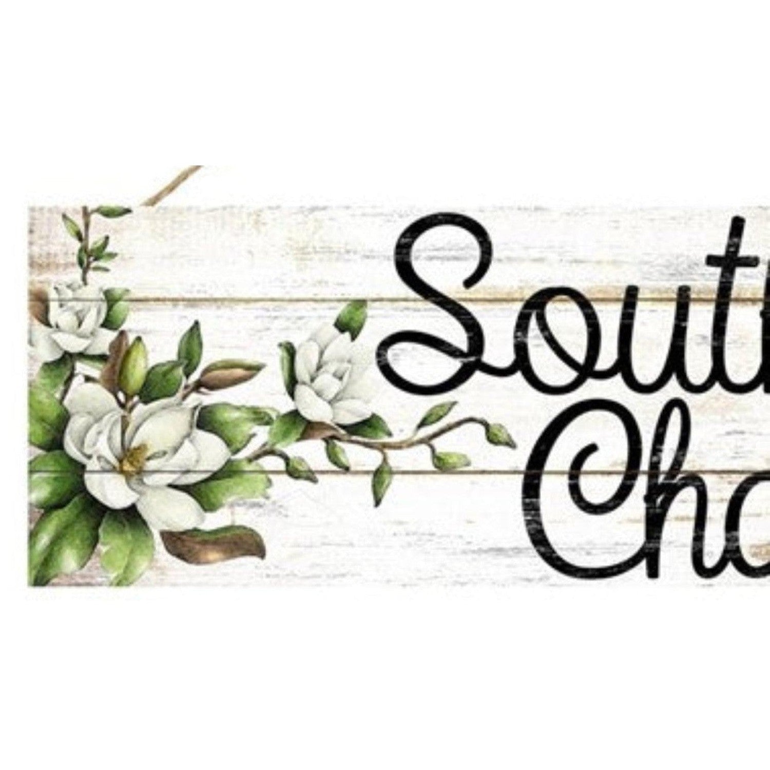 15" Wood Sign: Southern Charm