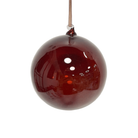 Shop For 150MM Shiny Glass Ball Ornament: Burgundy