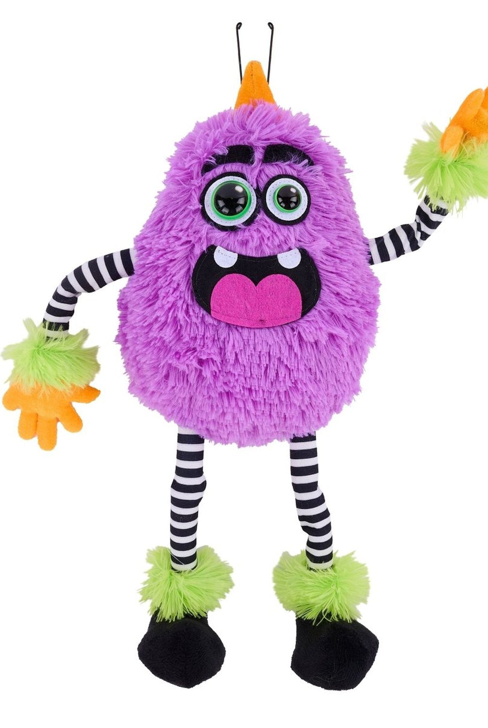 Shop For 15.25in Plush Monster W/Horn: Purple