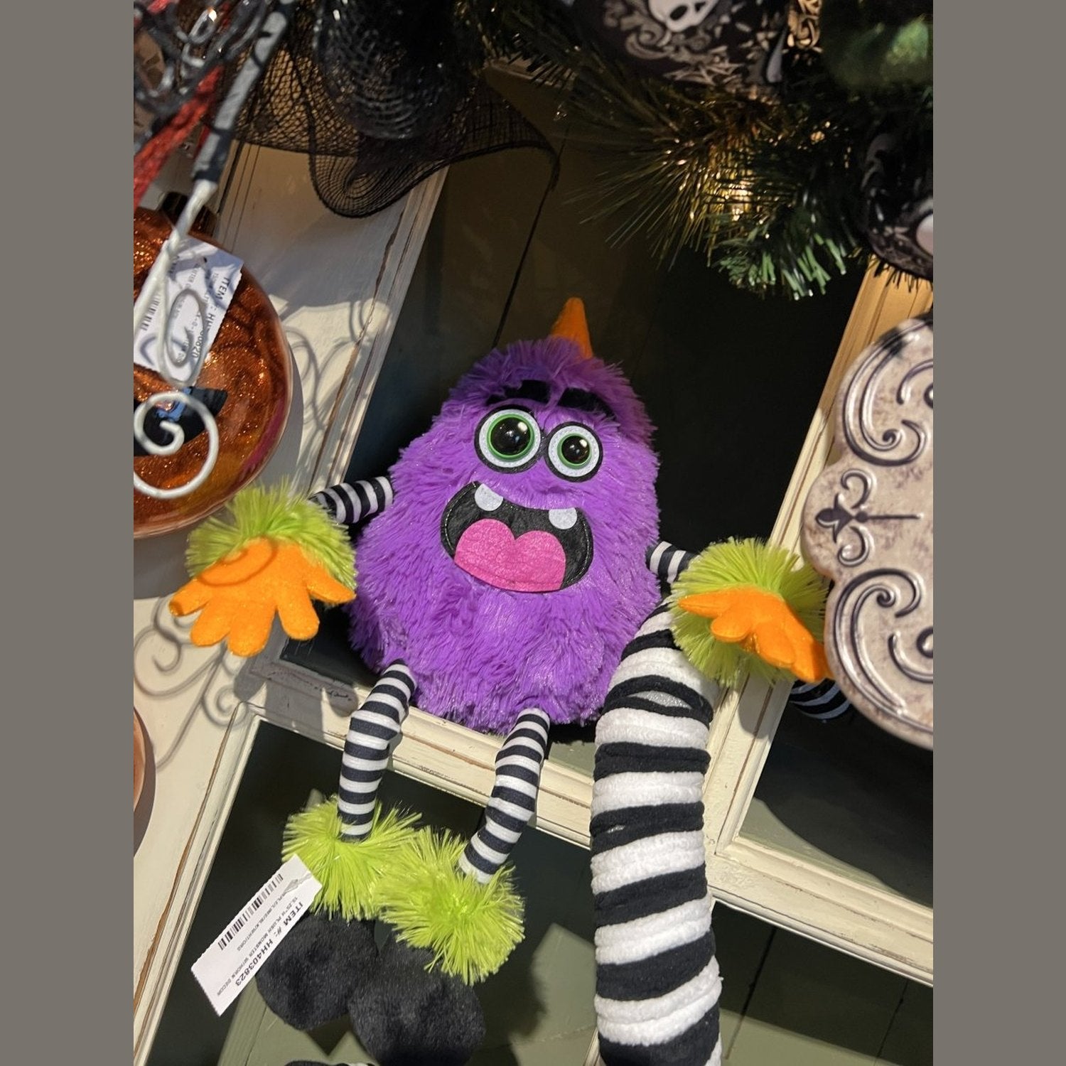 Shop For 15.25in Plush Monster W/Horn: Purple