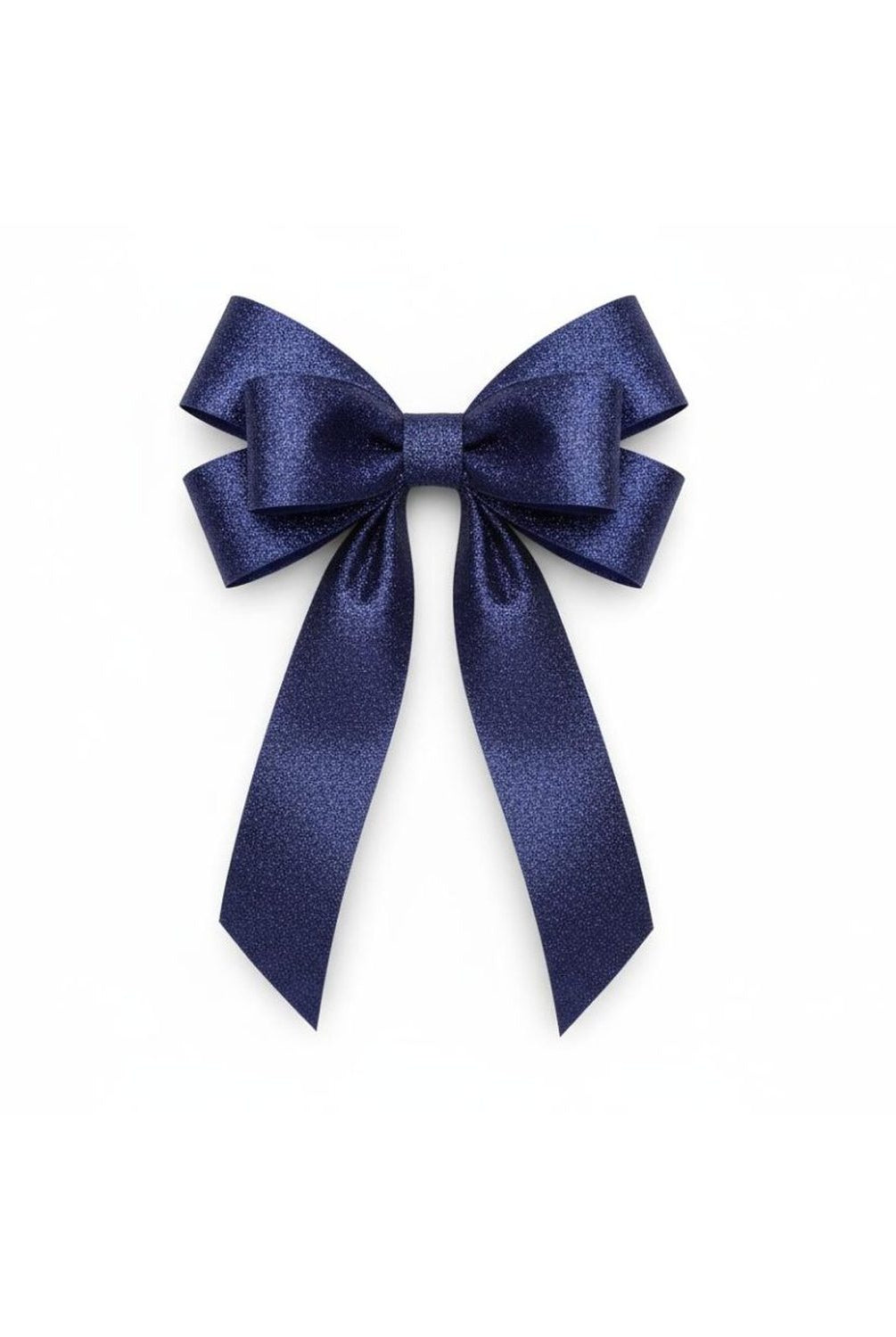 Shop For 1.5in Glitter on Fabric Ribbon: Navy Blue (25 Yards)
