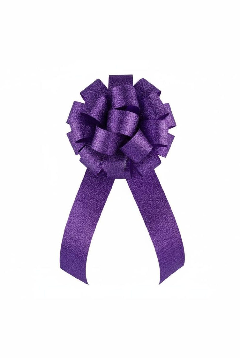 Shop For 1.5in Glitter on Fabric Ribbon: Purple (25 Yards)