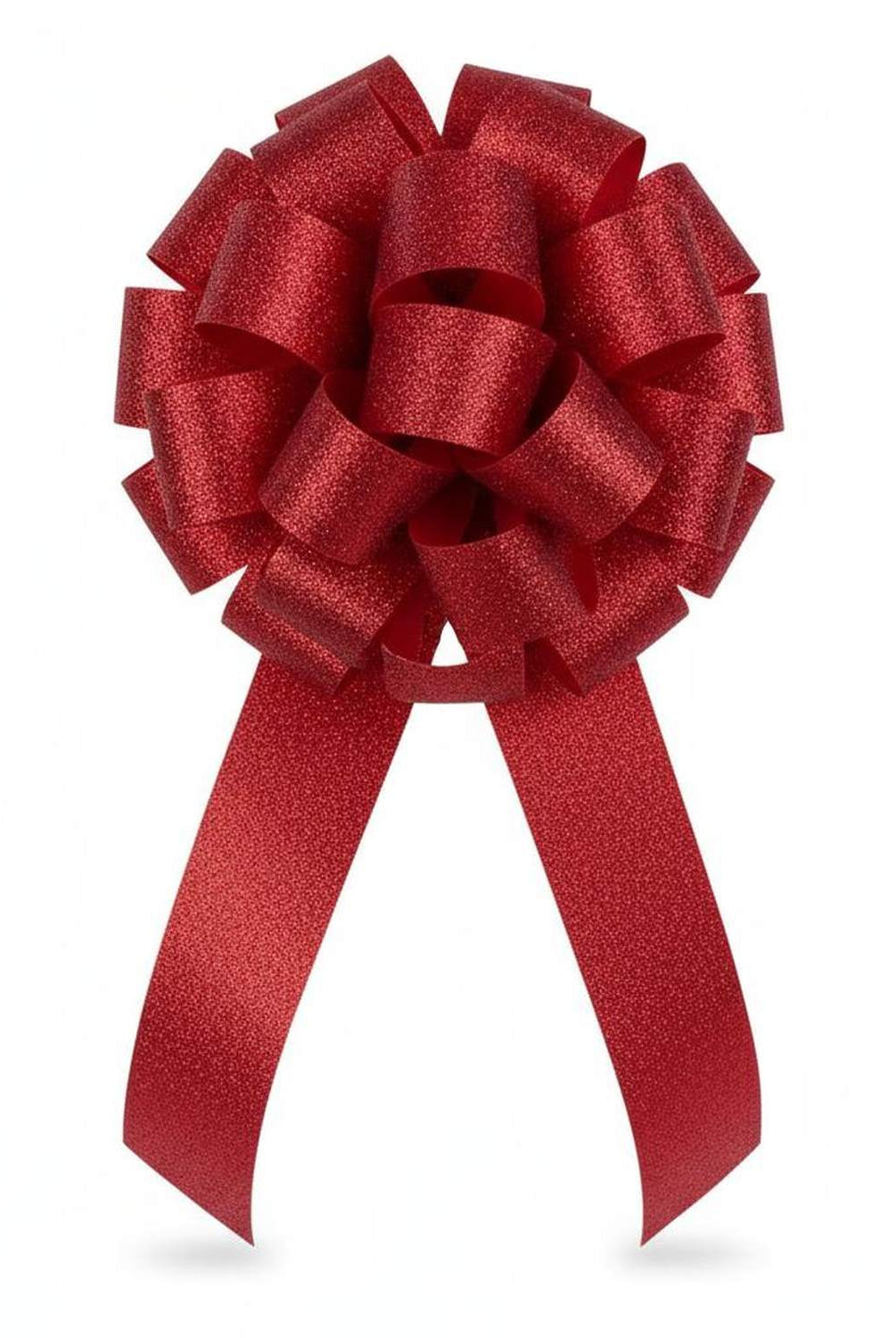 Shop For 1.5in Glitter on Fabric Ribbon: Red (25 Yards)
