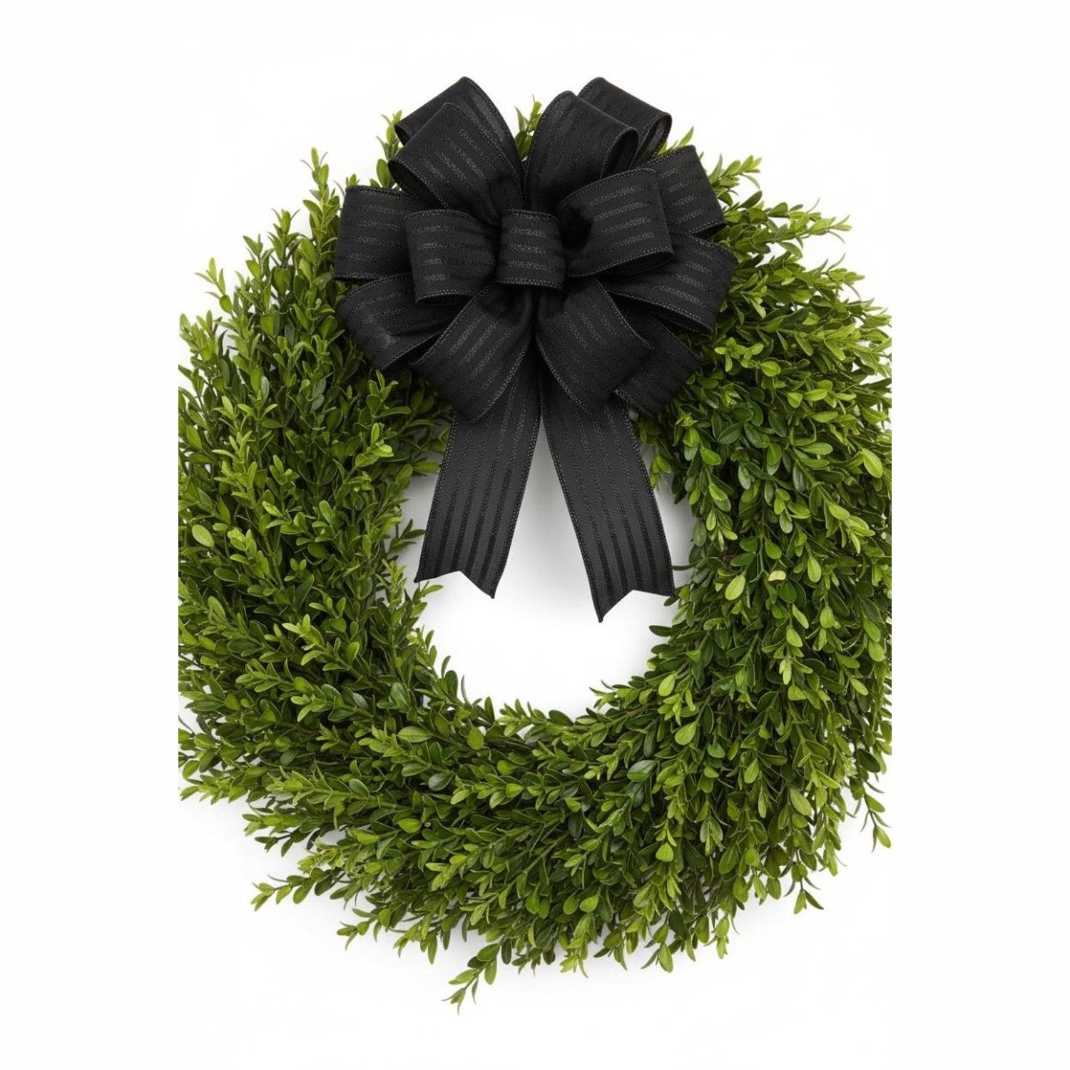 Shop For 1.5in Glitter Vertical Stripe Ribbon: Black (10 Yards)