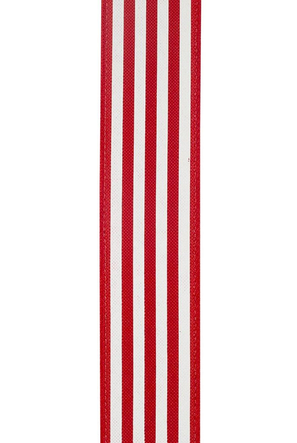 Shop For 1.5in Horizontal Striped Ribbon: Red/White (10 Yards)