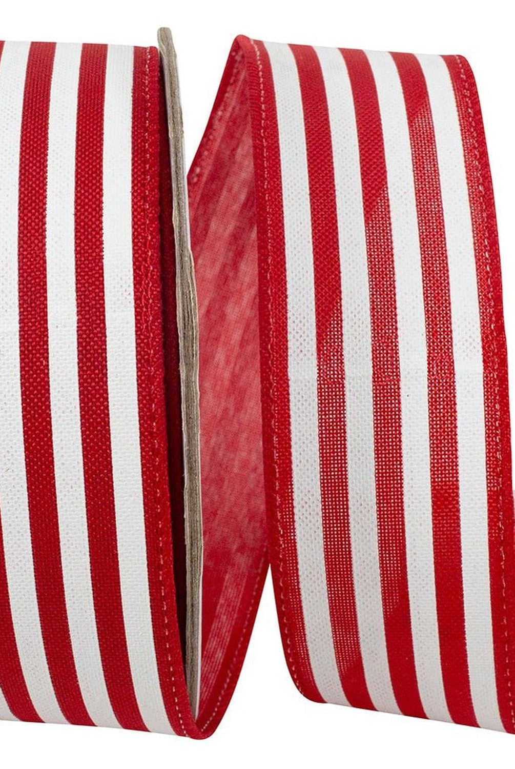 Shop For 1.5in Horizontal Striped Ribbon: Red/White (10 Yards)
