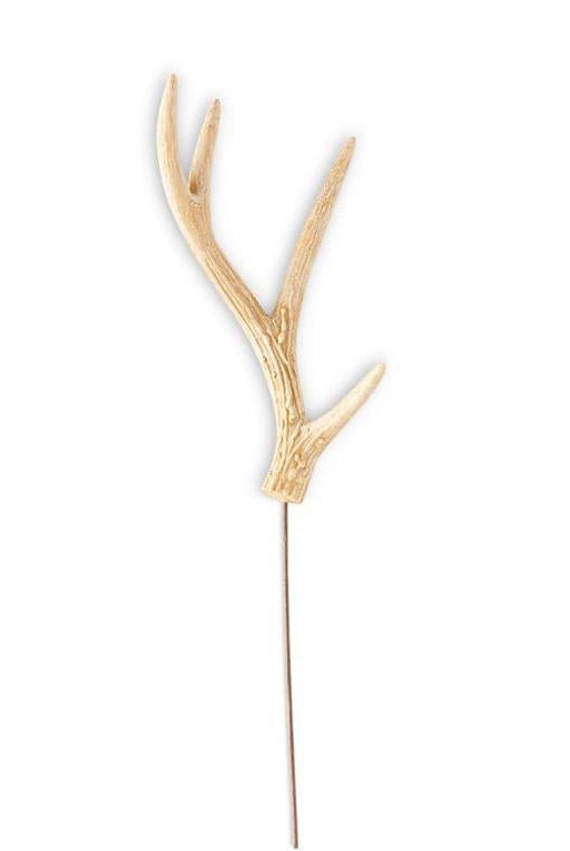 Shop For 15in Light Brown Resin Single Antler Stem Pick