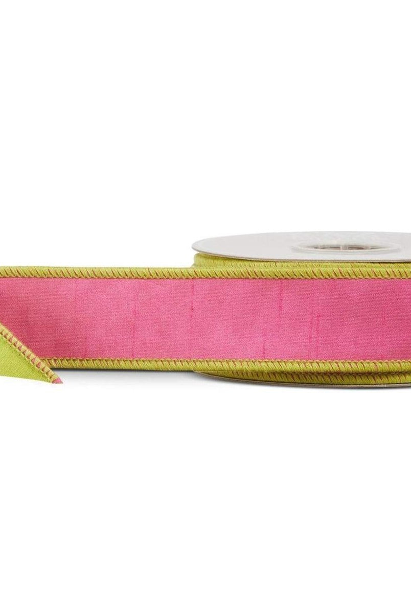 Shop For 1.5in Pink and Green Ribbon (10 Yards)