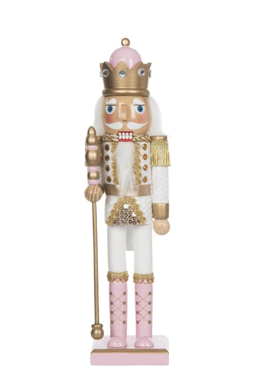 15in Pink Pastel Nutcrackers (Asst)