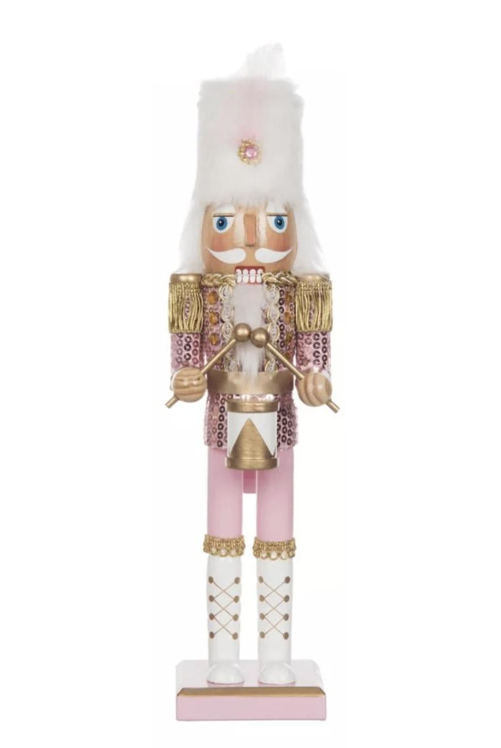 15in Pink Pastel Nutcrackers (Asst)