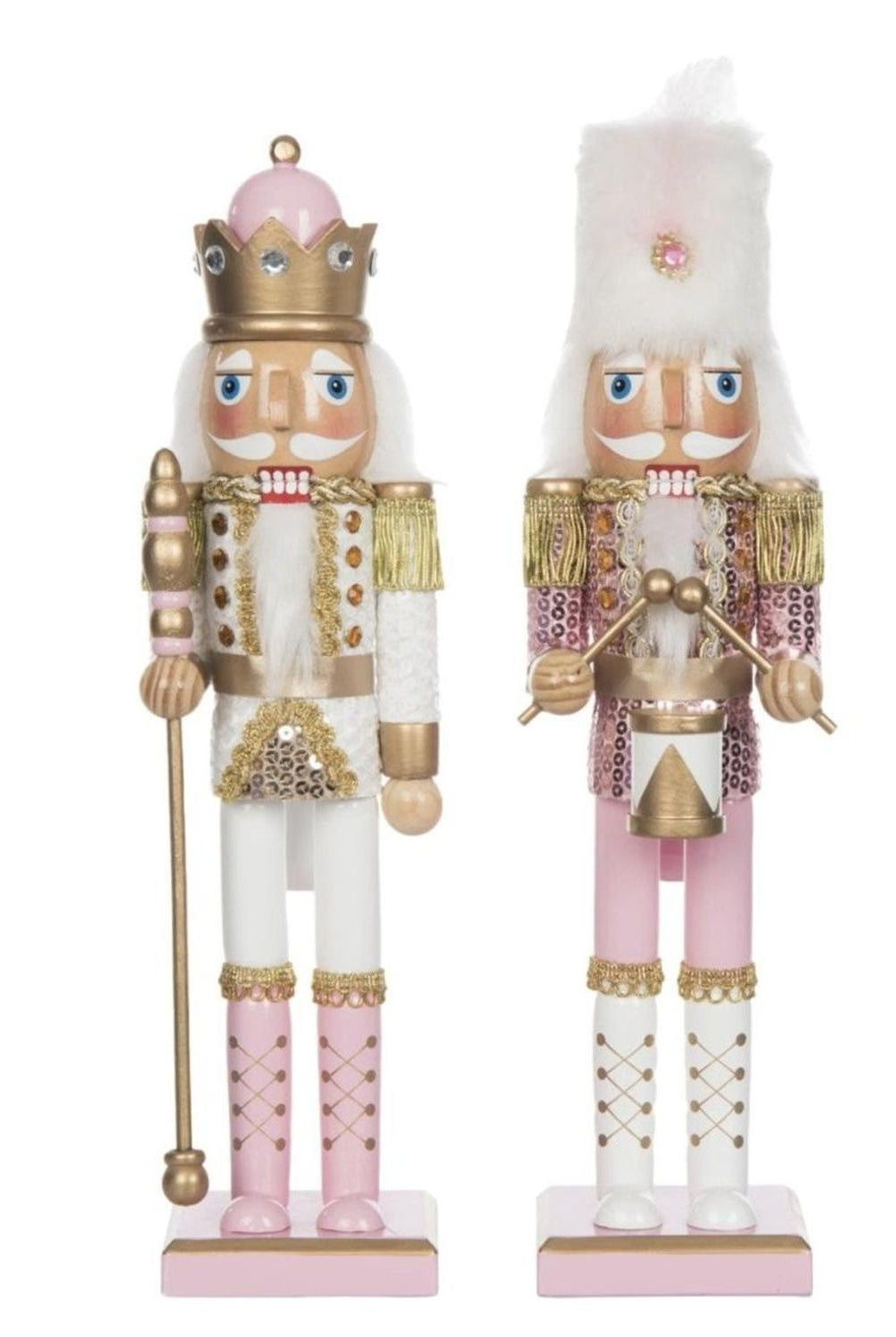 15in Pink Pastel Nutcrackers (Asst)